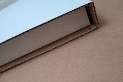 Close up of Picture Frame Mailer end with protection zone built in